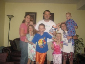 Our family with Astronaut Ice Cream