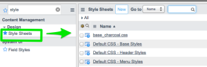 Browsing to ServiceNow Stylesheets