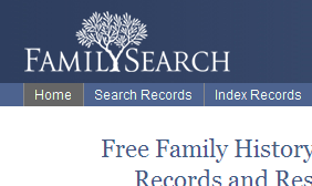 Family Search Screen Shot