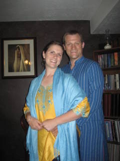 John and Amber in Indian Attire